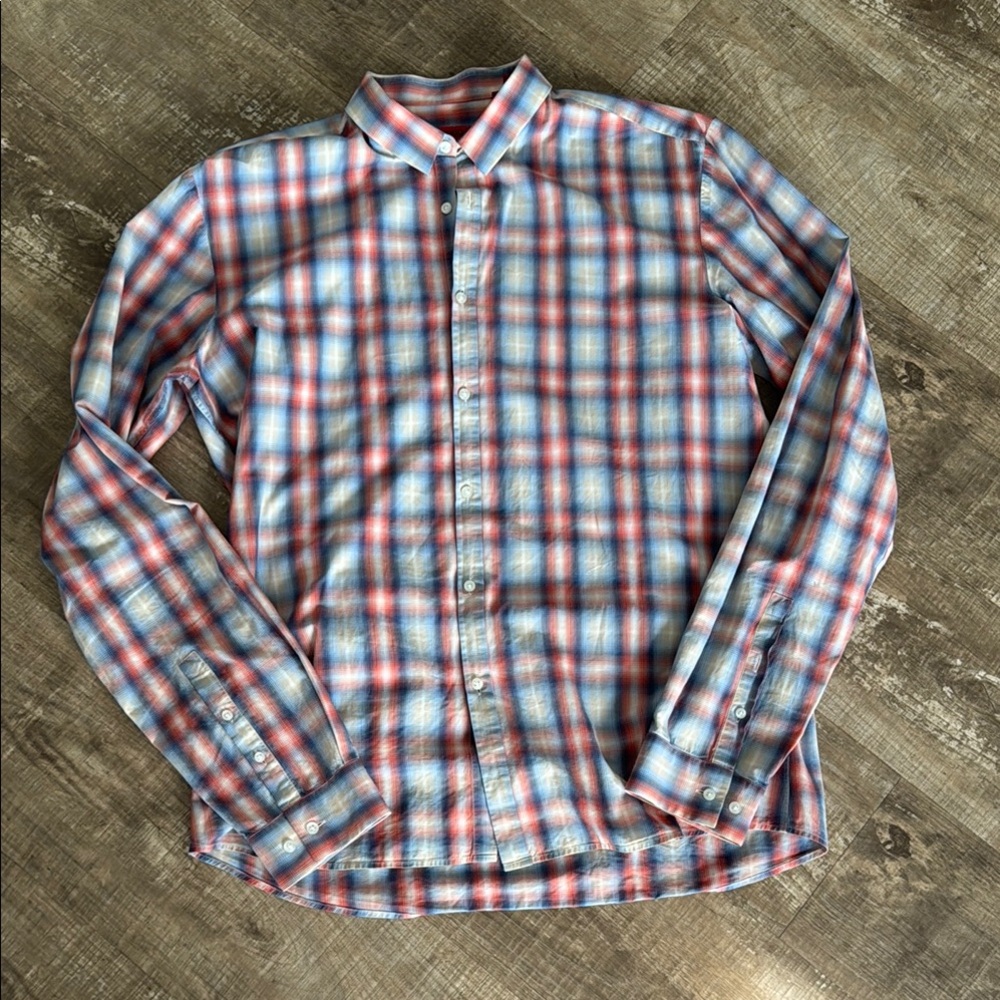 Hugo slim fit Plaid button down shirt